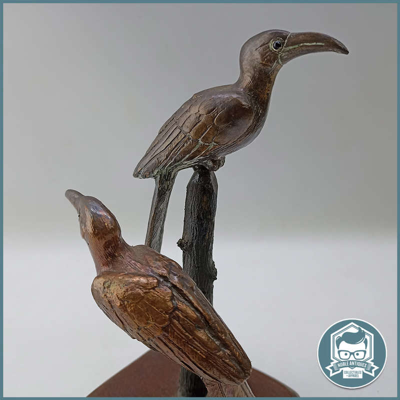 Original Cold Cast Bronze Hornbills, Bushcalls by M Forbes !!!