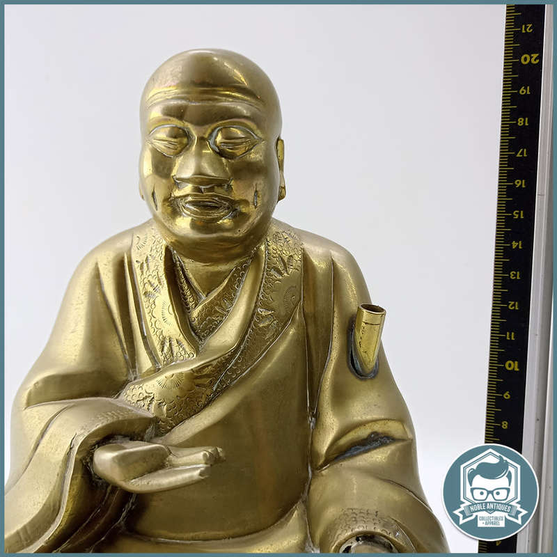 LARGE Cast Brass Chinese Buddha!!!