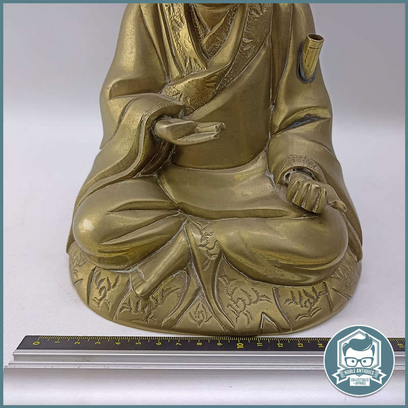 LARGE Cast Brass Chinese Buddha!!!