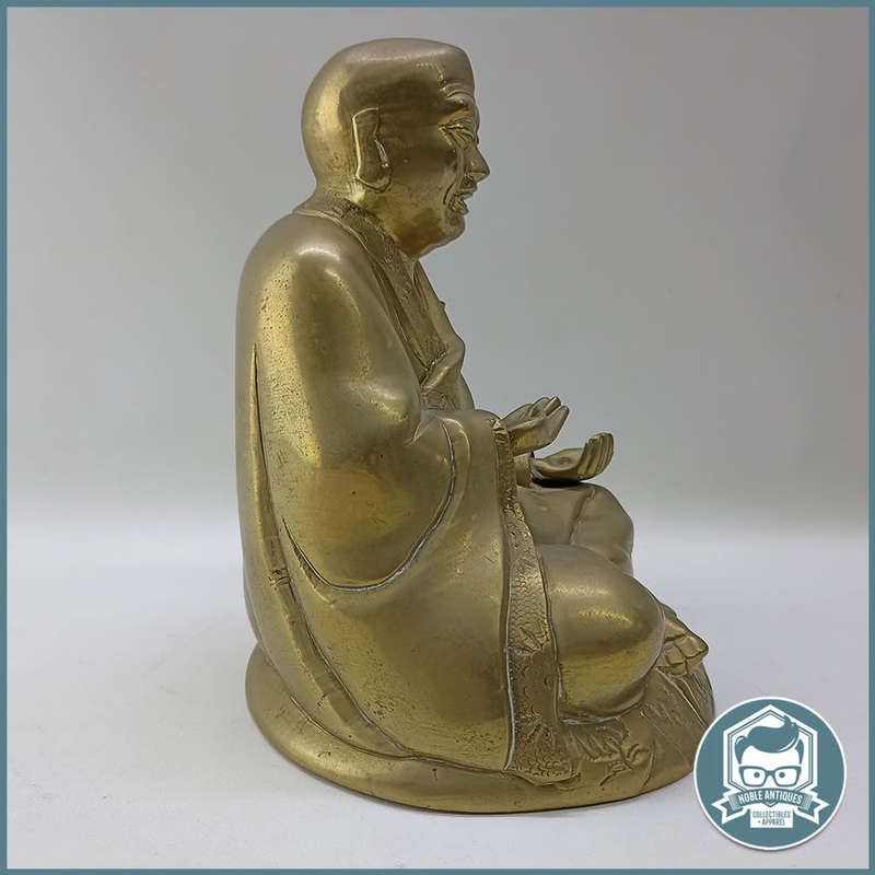 LARGE Cast Brass Chinese Buddha!!!