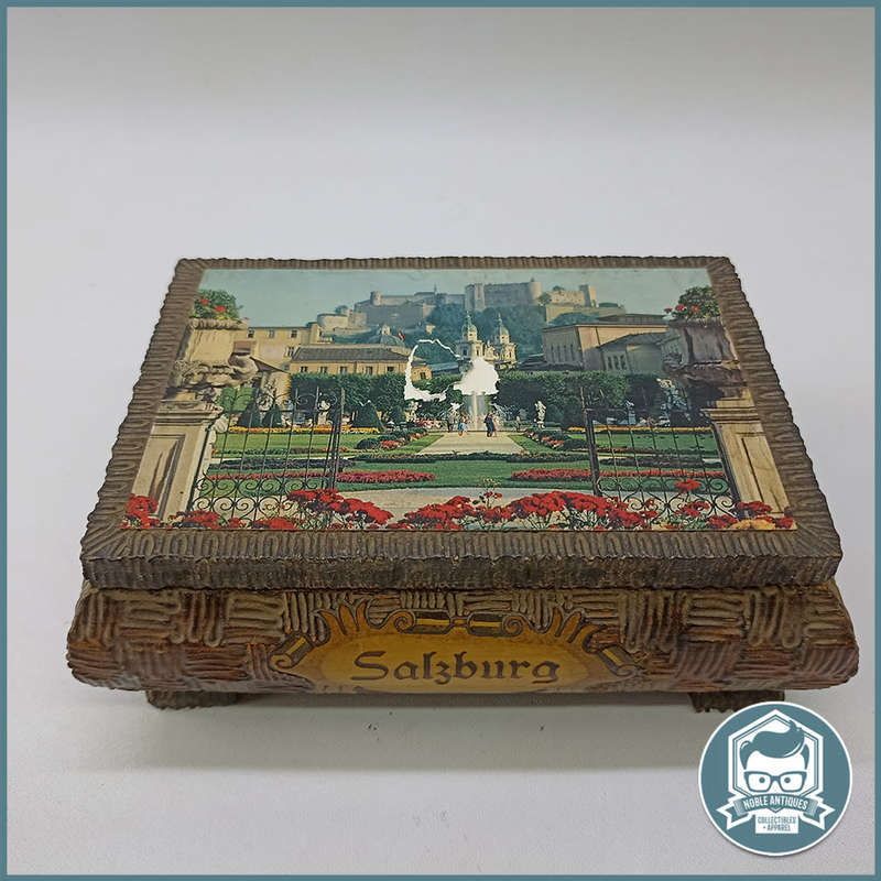 Vintage Reuge Salzberg Musical Box Swiss Movement - Not Working!!!