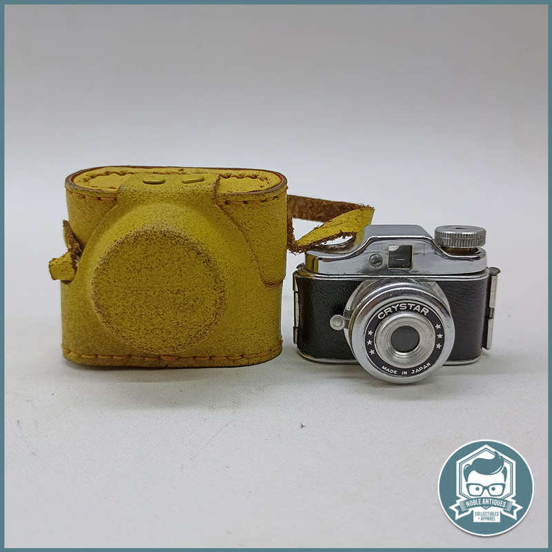 Original Vintage 1950`s Crystar Mini Spy Camera and Case!!!