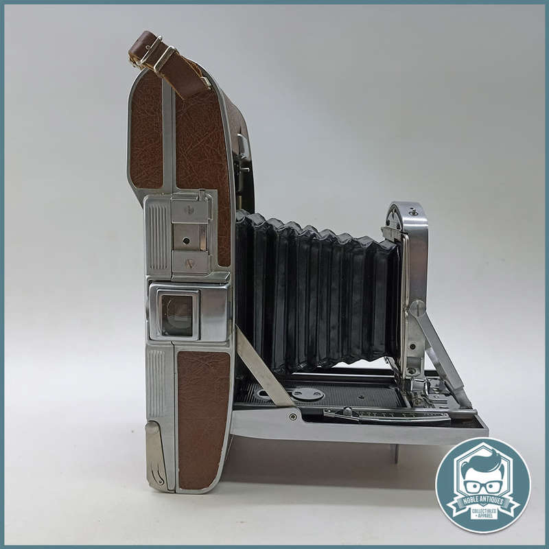 Large Original Vintage 1950`s Boxed Polaroid Model 95 First Speedliner Land Instant Film Camera!!!