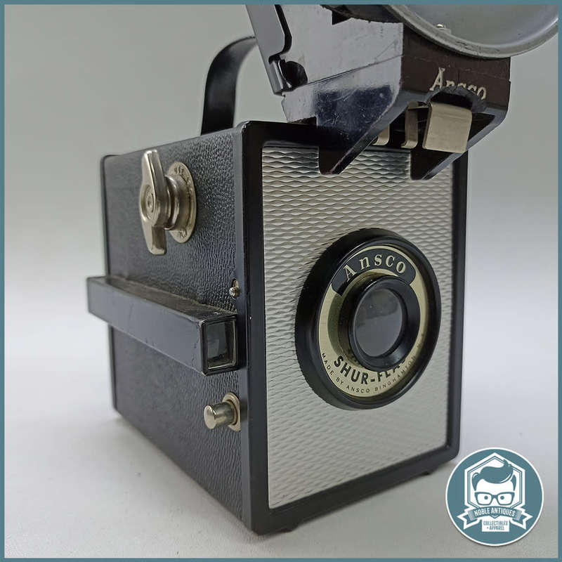 Vintage 1950`s Ansco Shur Box Camera and Flash!!!