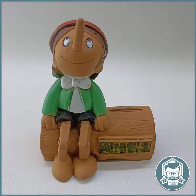 Vintage 1979 NBS PINOCCHIO MONEY BOX by PRIMA TOYS!!!