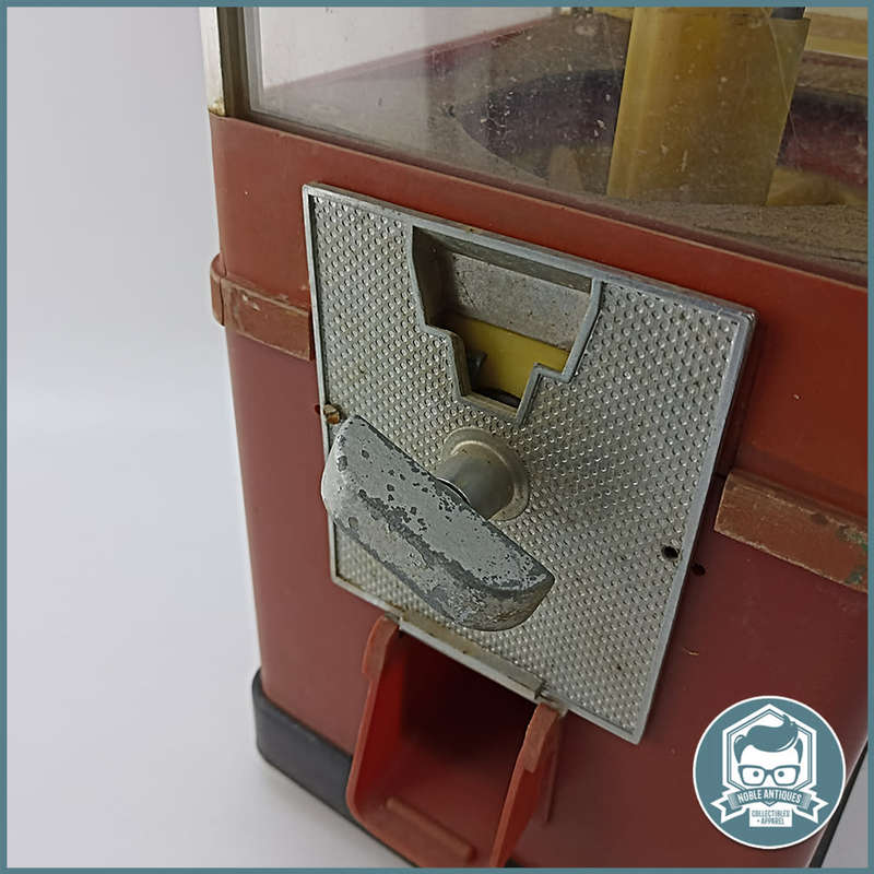 Large (46cm) Vintage Gumball Machine With Original Metal Face - No Key!!!
