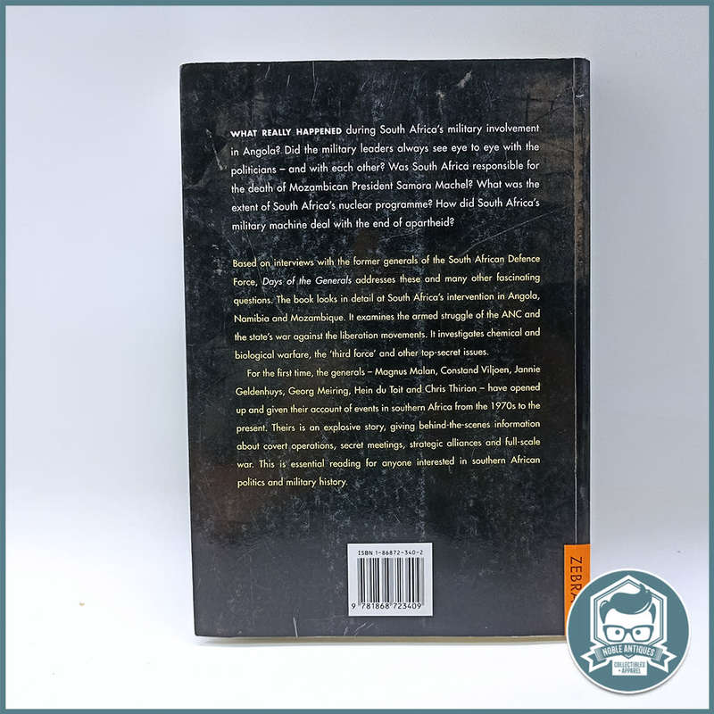 Days of the generals Book by Hilton Hamann!!!