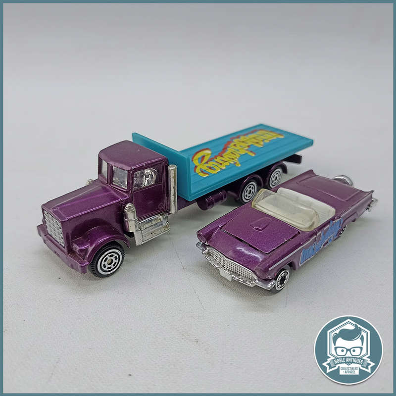 Vintage Corgi Kenworth Hauler and Ford Thunderbird!!!