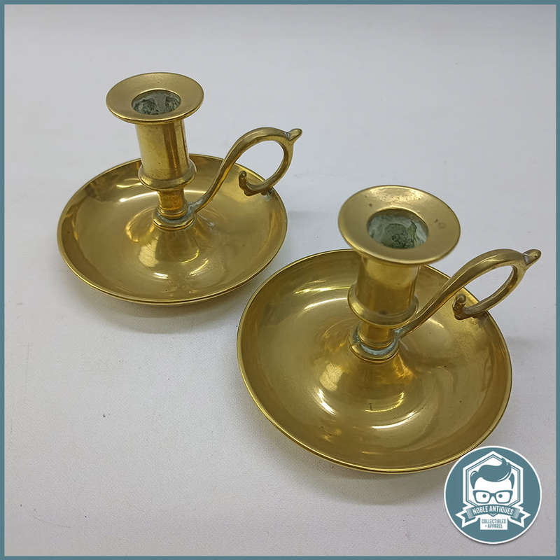 Vintage Brass Candle Holders - Bid for Both!!!