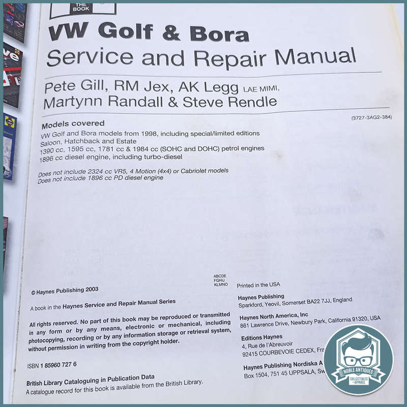 VW GOLF Haynes Service and Repair Manual!!!