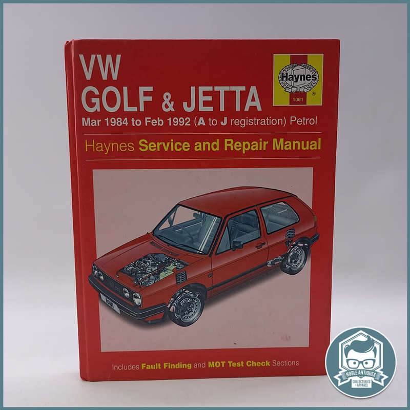 VW GOLF & JETTA Haynes Service and Repair Manual!!!