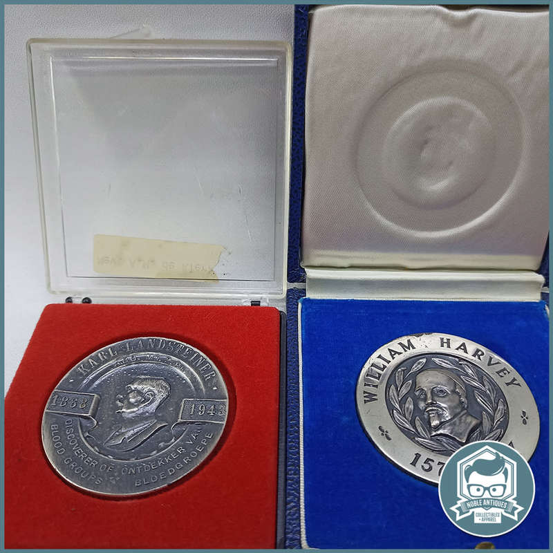 Commemorative 925 50th and 150th Blood donor Coins - Bid For All Three!!!