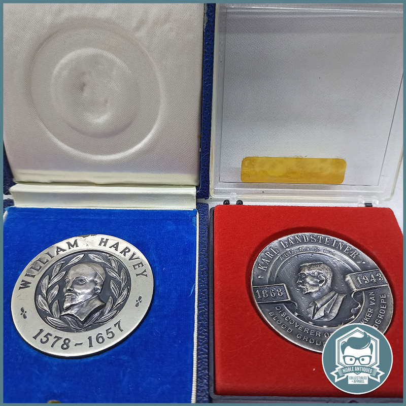 Commemorative 925 50th and 150th Blood donor Coins - Bid For All Three!!!
