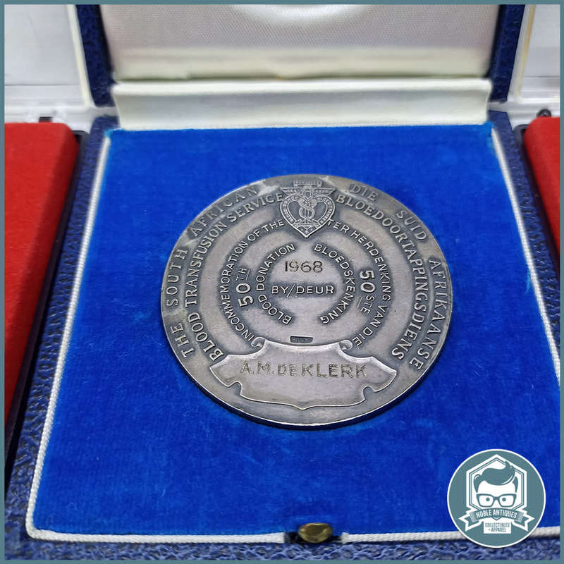 Commemorative 925 50th and 150th Blood donor Coins - Bid For All Three!!!