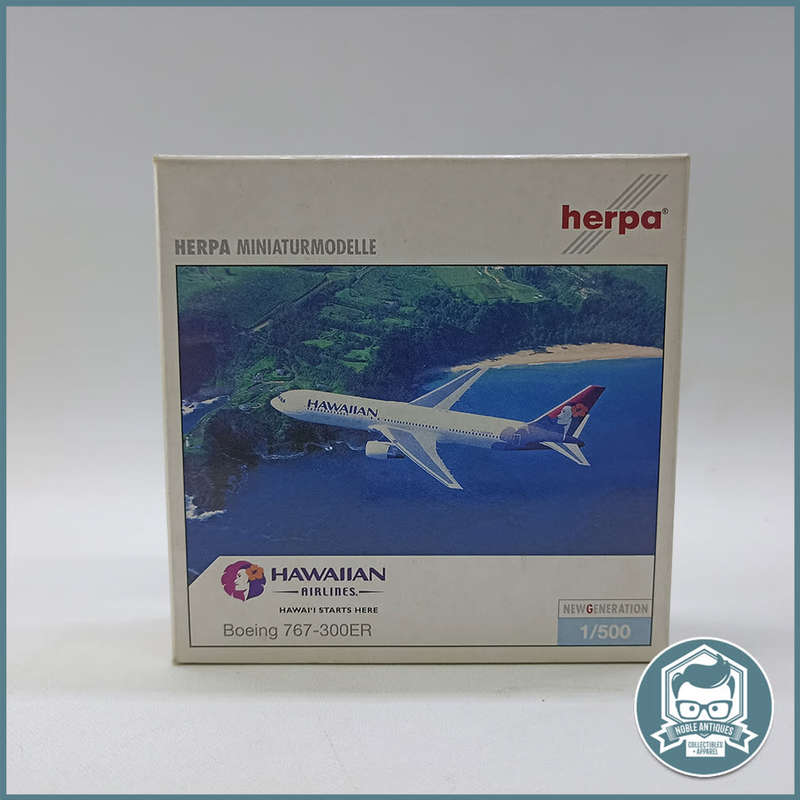 Herpa Hawaiian Advances Boeing 767 Diecast Metal - Original Box and Blister!!!