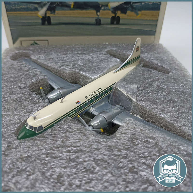 Herpa Convair 440 Rovos Air Diecast Metal - Original Plane Documents, Box and Blister !!!