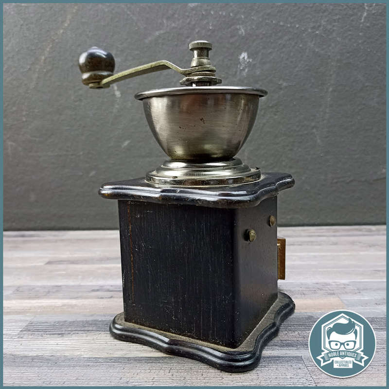 Vintage Wood and Metal Coffee Grinder!!!
