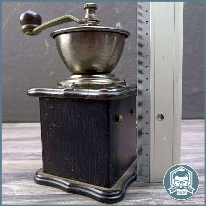 Vintage Wood and Metal Coffee Grinder!!!