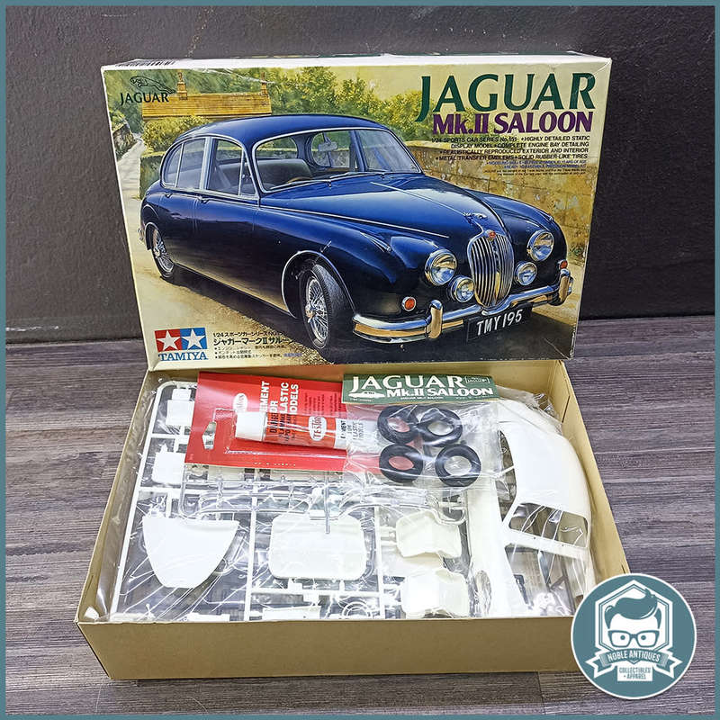 Boxed Complete Tamiya 1/24 Jaguar Mark 2 saloon!!!