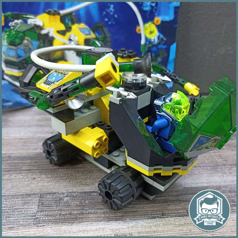 Original 1998 Lego 6159 Crystal Detector Hydronauts Aquazone (No Box, With Manual)!!!