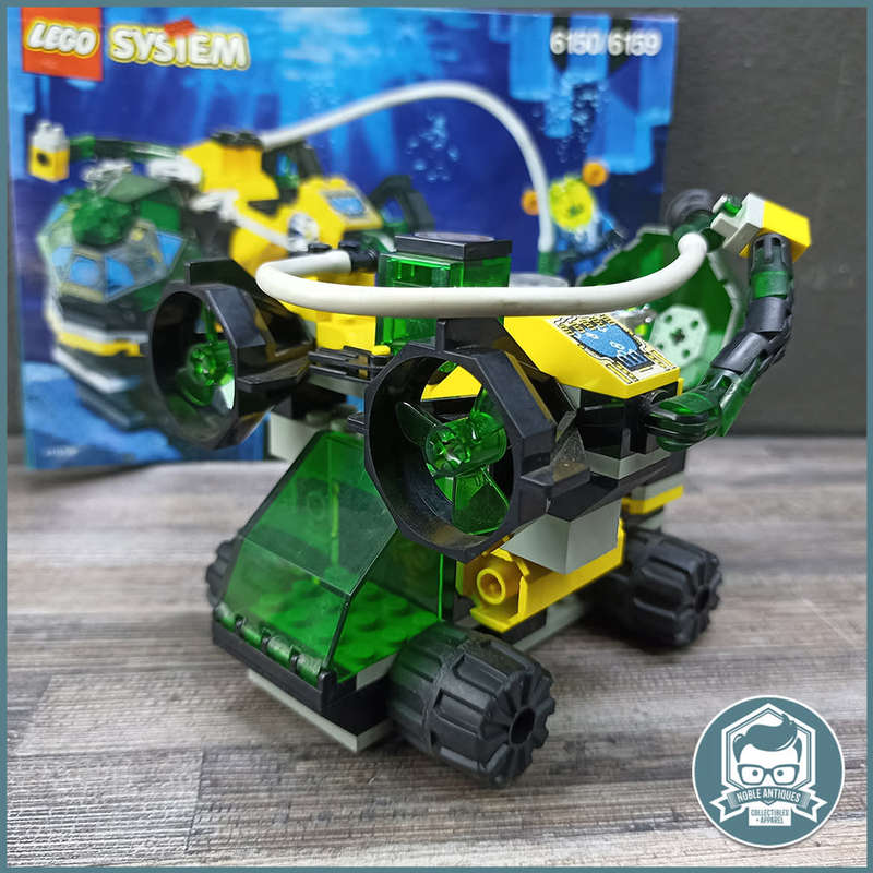 Original 1998 Lego 6159 Crystal Detector Hydronauts Aquazone (No Box, With Manual)!!!