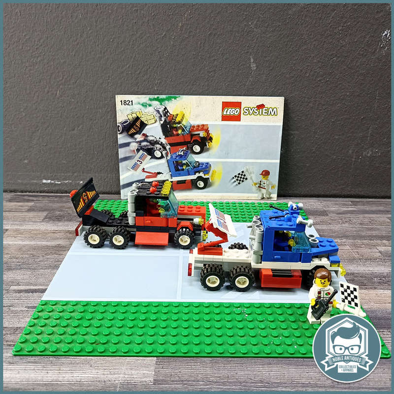Original 1996 LEGO 1821 - Rally Racers (No Box, With Manual)!!!