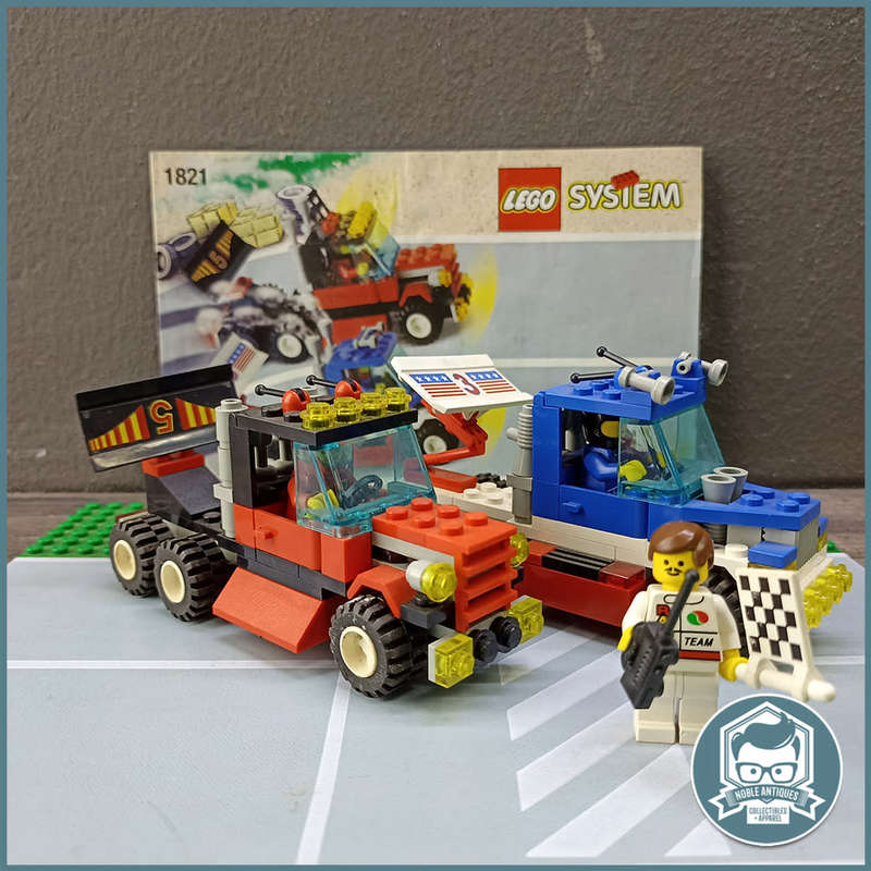 Original 1996 LEGO 1821 - Rally Racers (No Box, With Manual)!!!