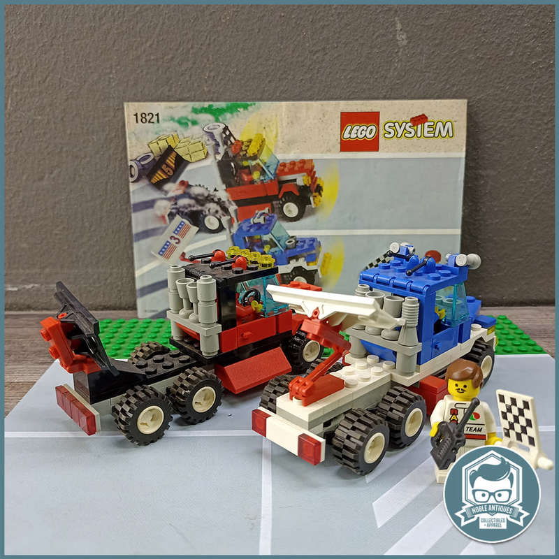 Original 1996 LEGO 1821 - Rally Racers (No Box, With Manual)!!!