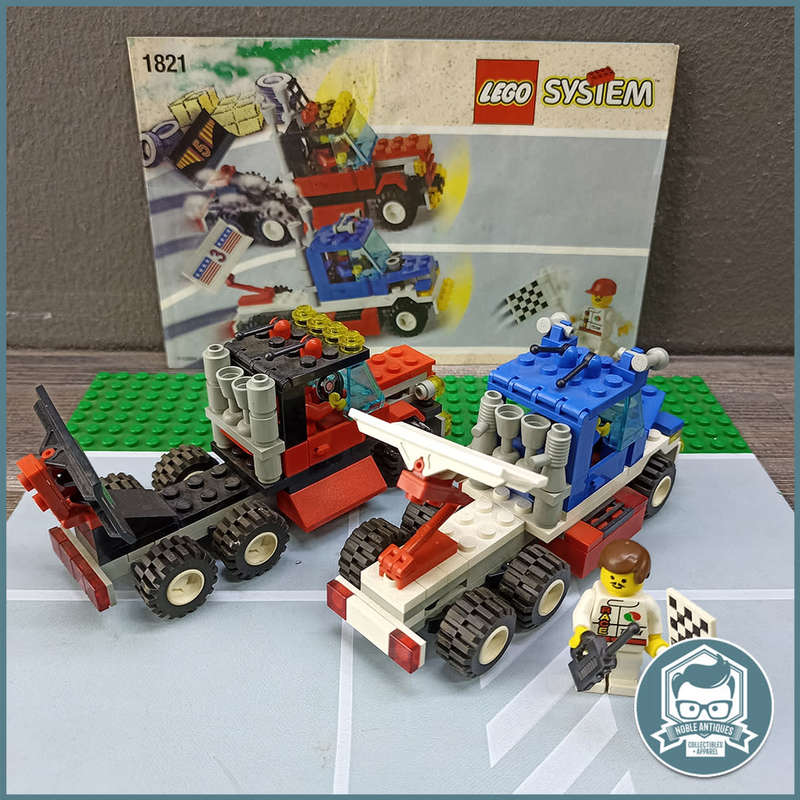 Original 1996 LEGO 1821 - Rally Racers (No Box, With Manual)!!!