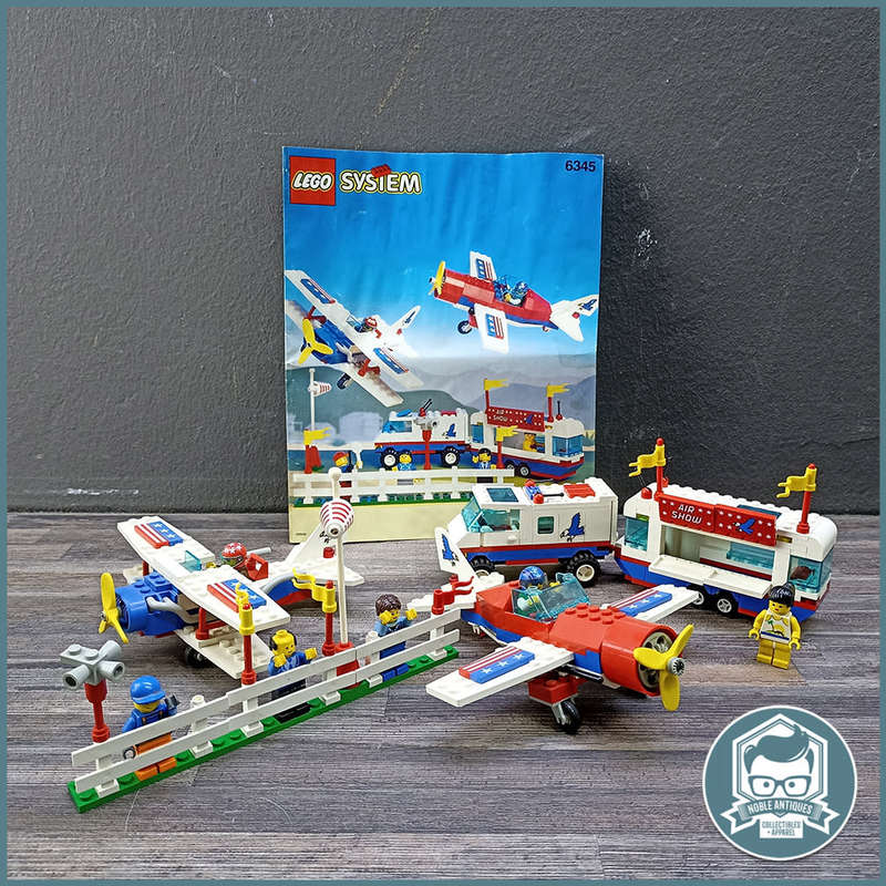 Original 1993 LEGO 6345 Aerial Acrobats Air Show (No Box, With Manual)!!!