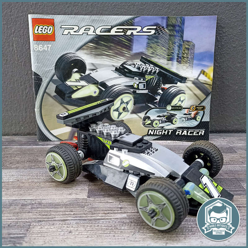 Original LEGO Racers Night Racer 8647 (No Box, With Manual)!!!
