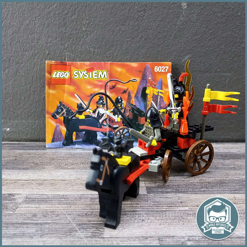 Original 1997 LEGO Castle: Bat Lord's Catapult (6027) (No Box, With Manual)!!!