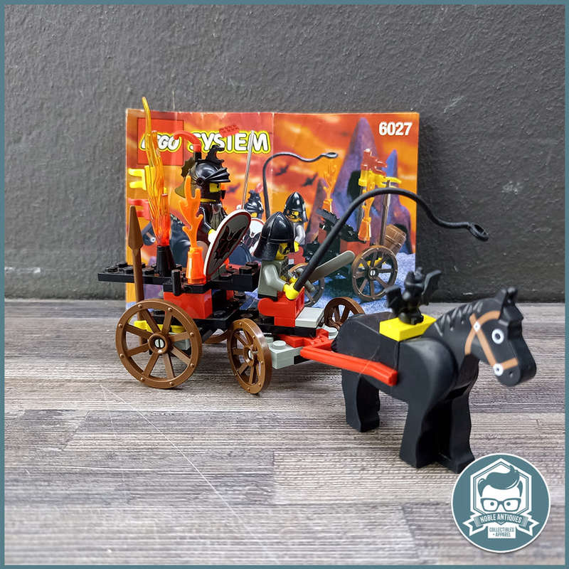 Original 1997 LEGO Castle: Bat Lord's Catapult (6027) (No Box, With Manual)!!!