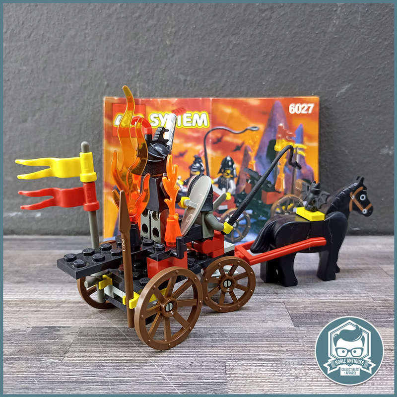 Original 1997 LEGO Castle: Bat Lord's Catapult (6027) (No Box, With Manual)!!!