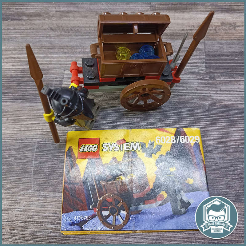 Original 1997 LEGO 6028 Treasure Cart (No Box, With Manual)!!!