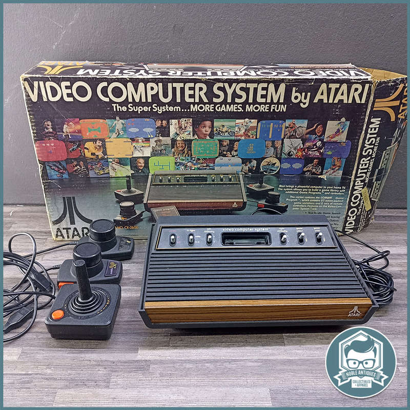 RARE!!! Boxed Atari CX -2600, 1977 (matching Serial Numbers On Box and Console)!!!