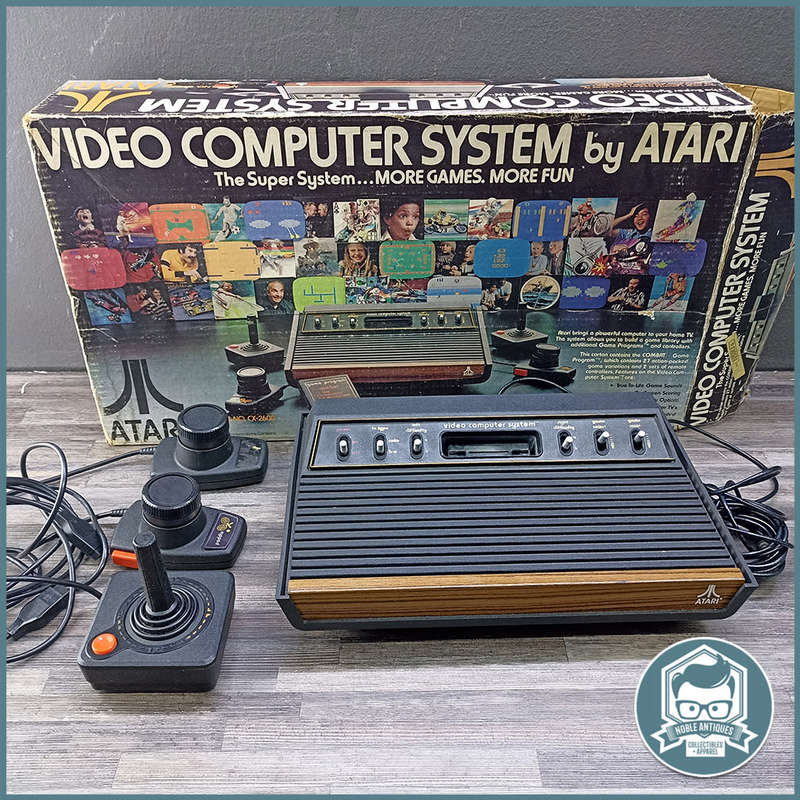 RARE!!! Boxed Atari CX -2600, 1977 (matching Serial Numbers On Box and Console)!!!