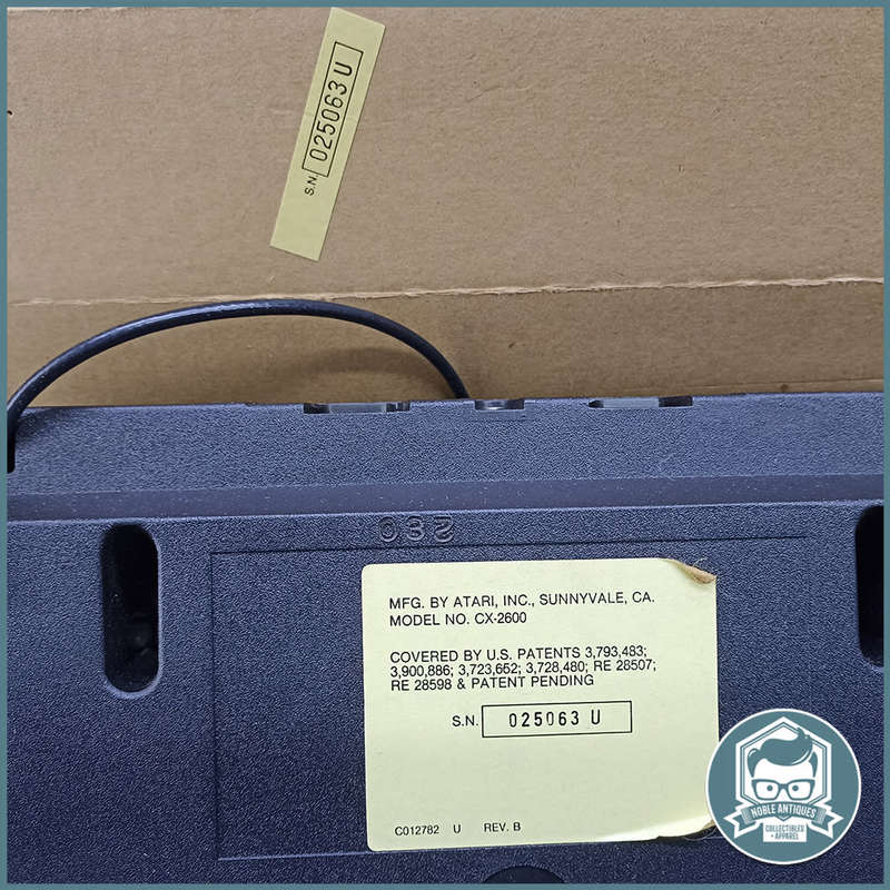 RARE!!! Boxed Atari CX -2600, 1977 (matching Serial Numbers On Box and Console)!!!