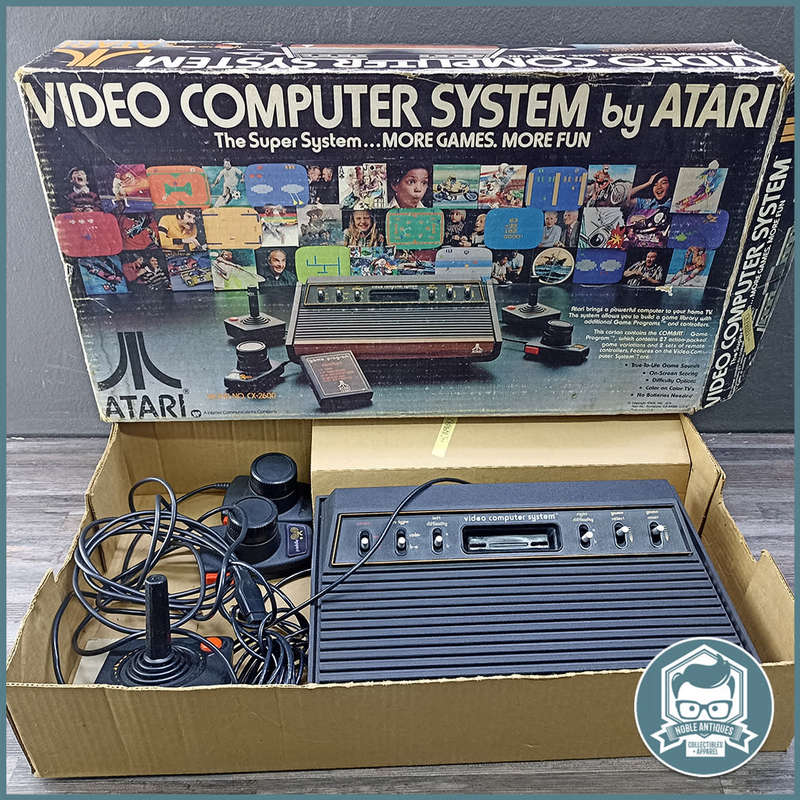 RARE!!! Boxed Atari CX -2600, 1977 (matching Serial Numbers On Box and Console)!!!