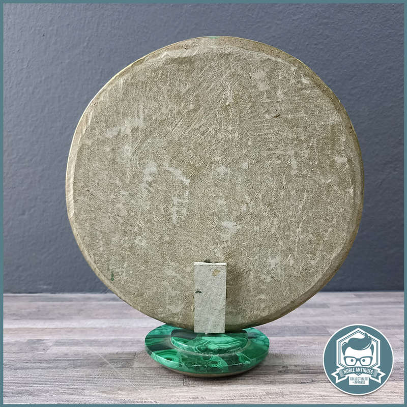 RARE!!! Original Malachite, Copper and brass Edge Africa Map Sculpture !!!