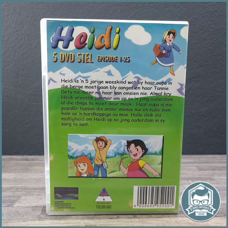 Vintage Complete Heidi 5 DVD STEL EPISODE 1-25!!!