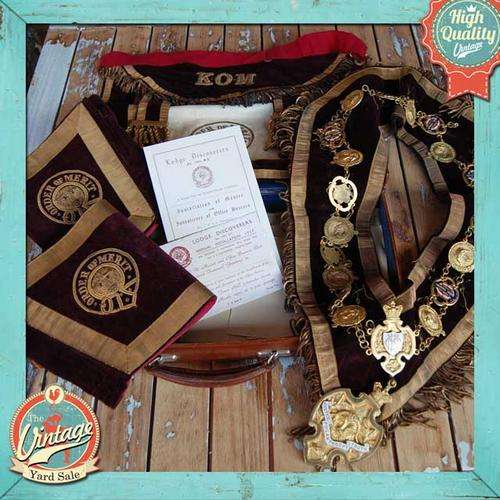 1956 Masonic Collection (ORNATE and Detailer in leather case)