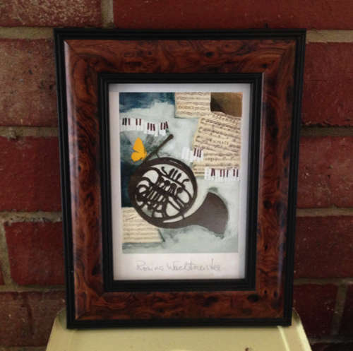 Framed Original Rosina Wachtmeister - Trumpet
