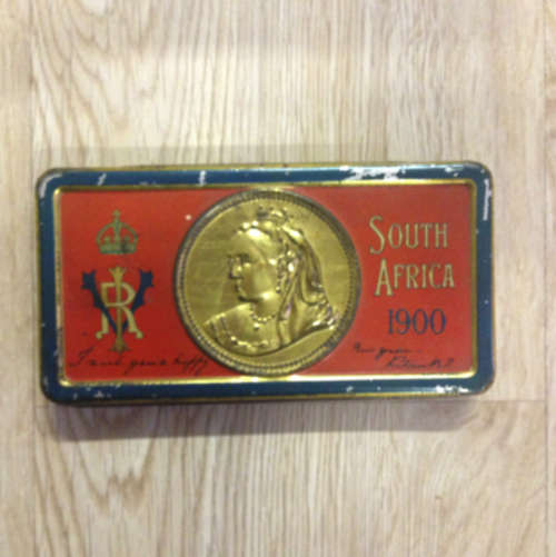 SOUTH AFRICA - BOER WAR - 1900 QUEEN VICTORIA TIN