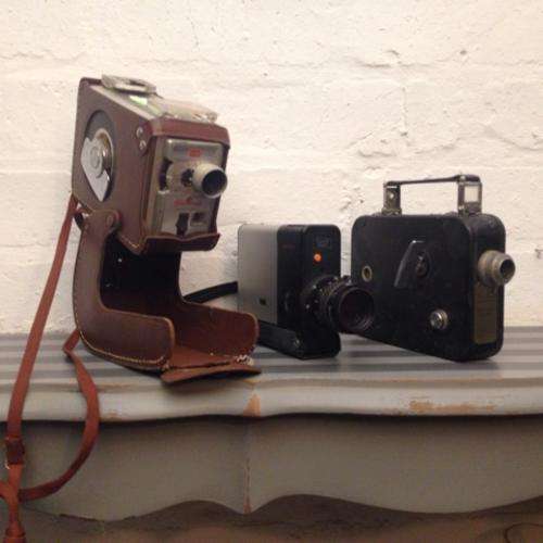 Vintage Kodak and Zeiss Movie Camera Collection