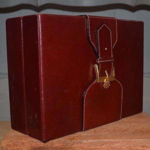 Rare Rolex Watch Box (Leather and Wood)