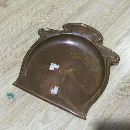 Ornate Antique Copper Cleaning Scoop