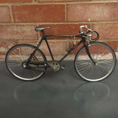 Rare Vintage Hand Crafted Metal Racing Bike (400mm x 250mm)