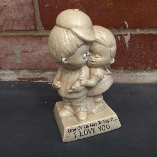Rare 1971 Hard Plastic Figurines Made in USA (150mm Tall)