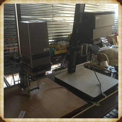 Two Enlargers (Photo Development) Includes Mixing trays, drums Ext.